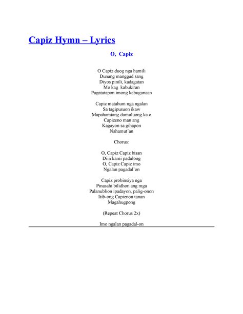 casap hymn lyrics